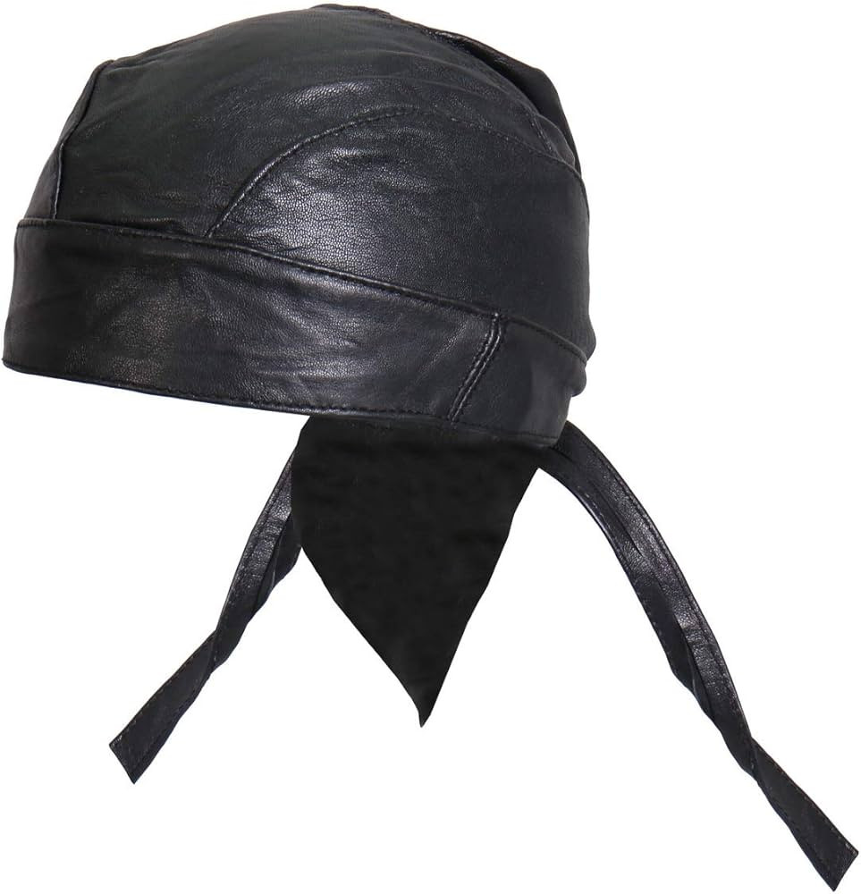 Hot Leathers Medium Weight Leather Head Wrap (Black) | Amazon (CA)