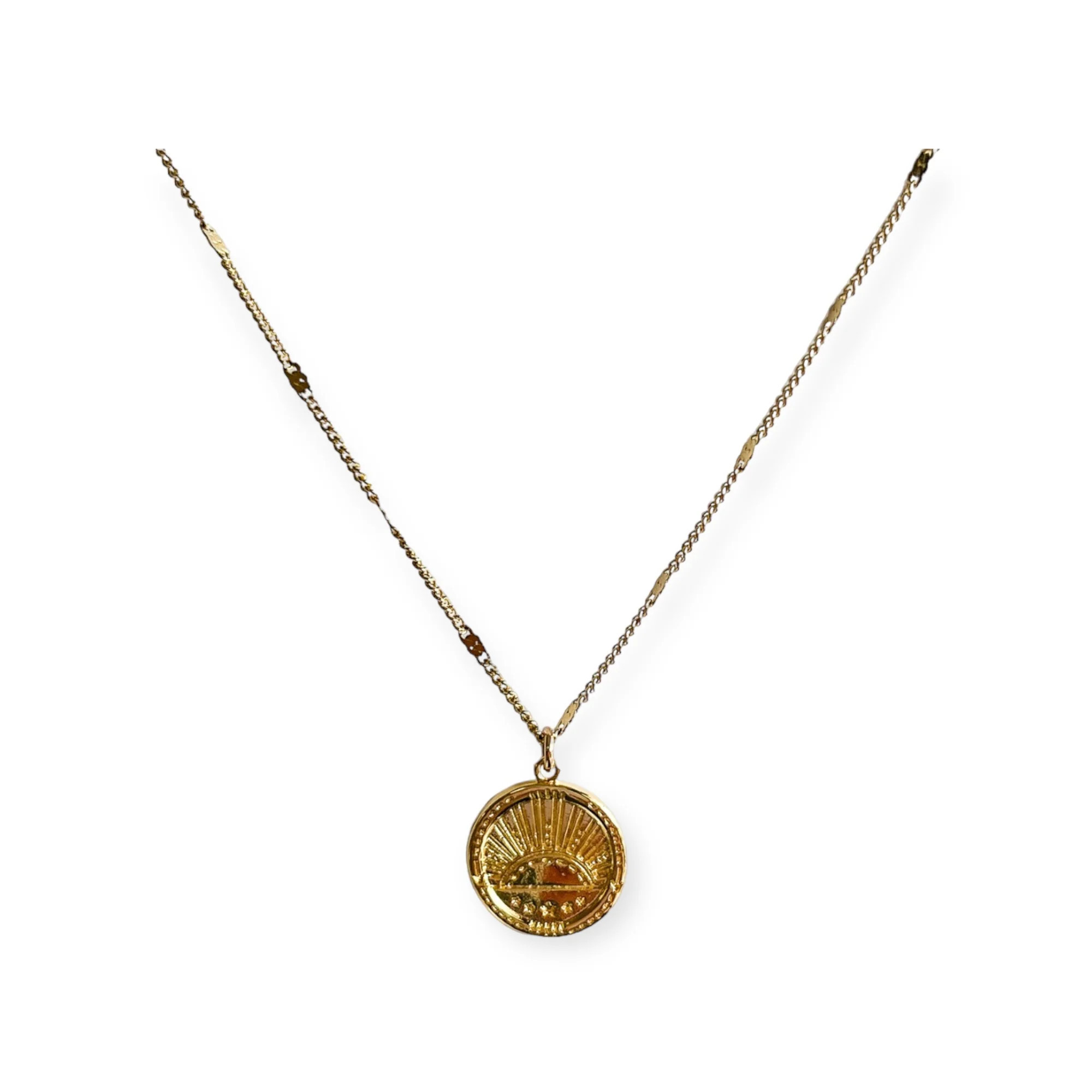 Golden Sunrise Necklace | Meghan Bo Designs