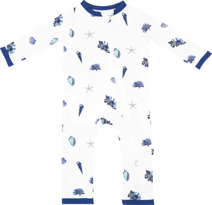 Kyte BABY Sea Shell Zip-Up Romper | Nordstromrack | Nordstrom Rack
