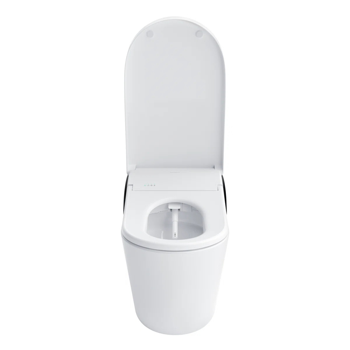 TOTO® NEOREST® LS Dual Flush 1.0 or 0.8 GF Integrated Bidet Toilet, Cotton White with Black Tri... | Wayfair North America