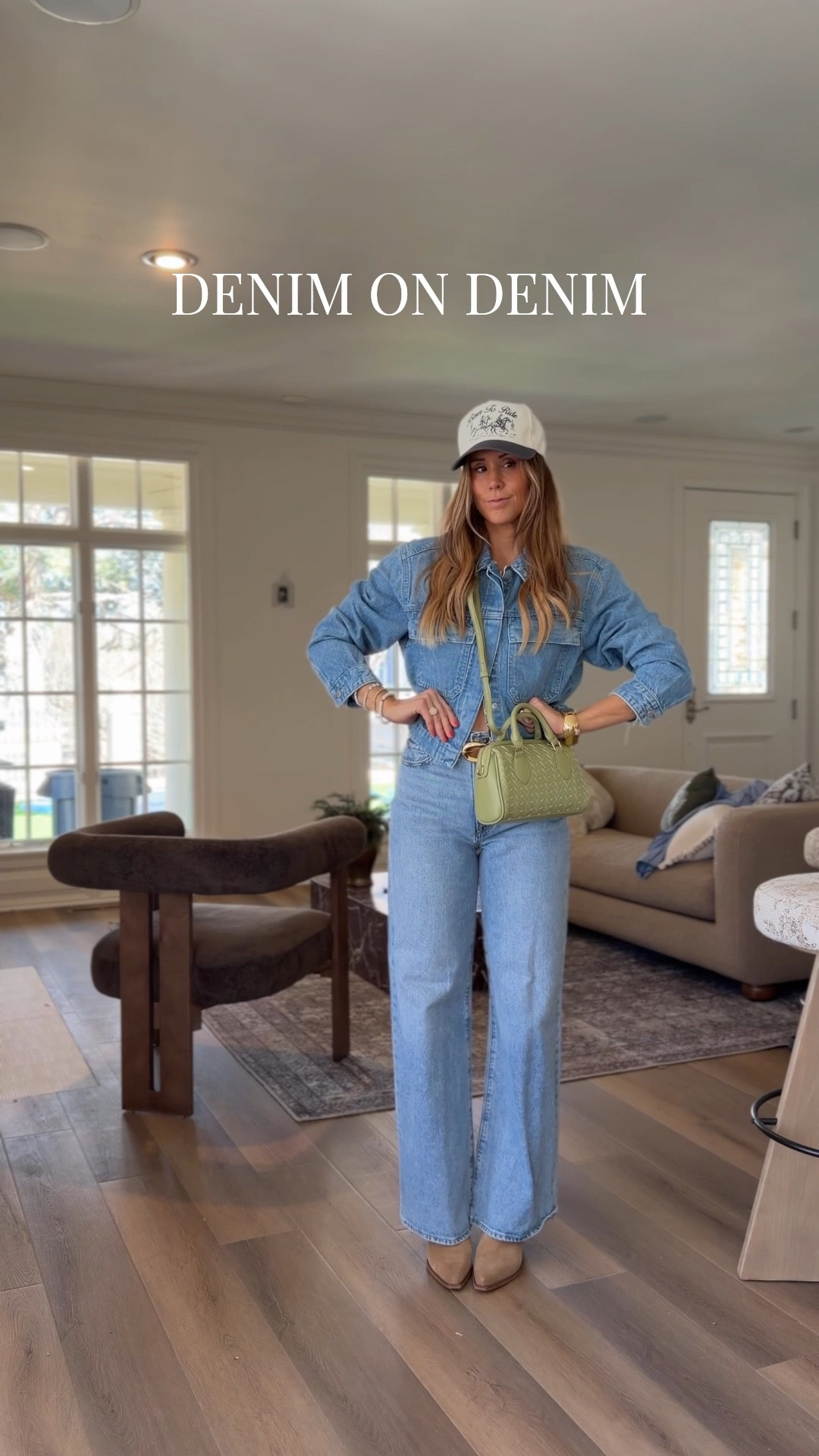 Denim on denim outfit! 

#LTKootd #LTKgrwm #LTKmomlife