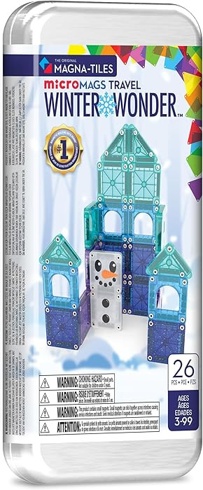 MAGNA-TILES microMAGS Winter Wonder Travel Set 26-Piece Magnetic Construction Set, The Original M... | Amazon (US)