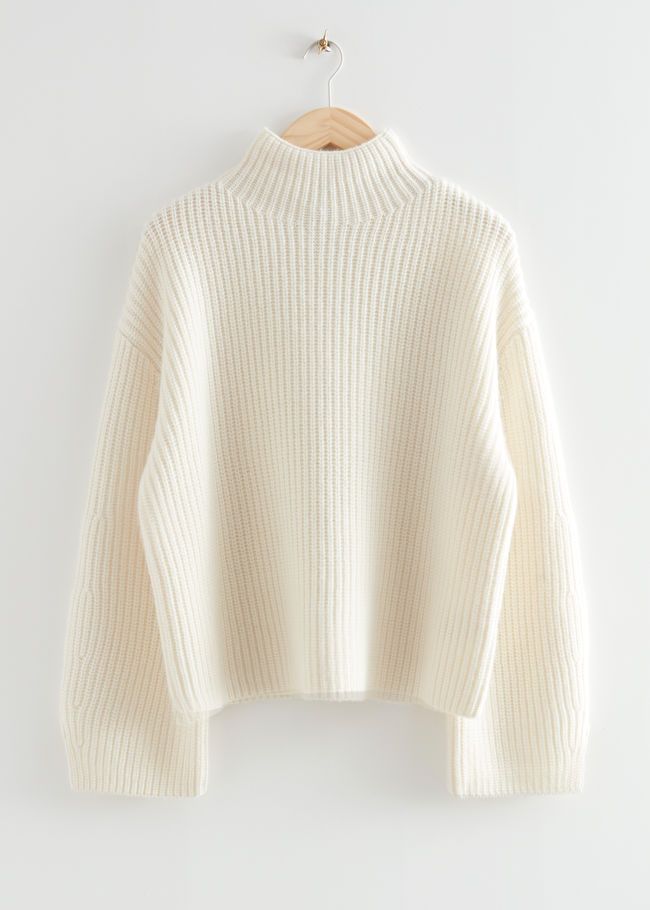 Oversized Wool Knit Sweater | & Other Stories US