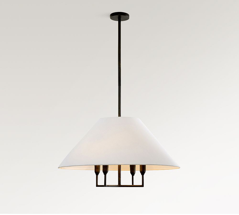 Lincoln Metal Chandelier (30") | Pottery Barn (US)