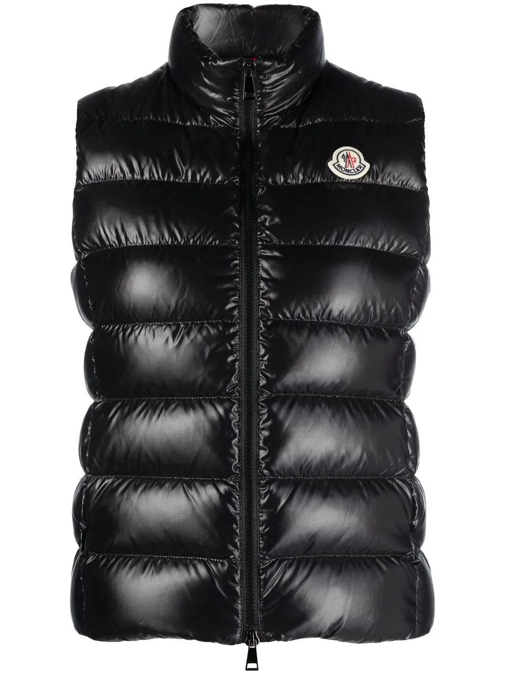 Moncler Ghany Padded Down Gilet  | Black | FARFETCH NL | Farfetch Global