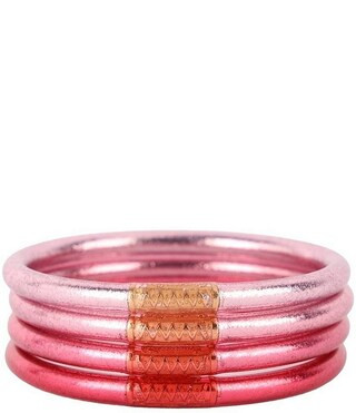 BuDhaGirl Serenity Prayer Metallic Ombre All Weather Bangles® Bracelet Set | Dillard's | Dillard's