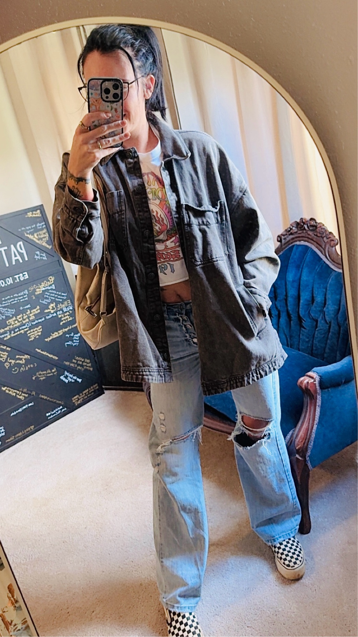 📣 TALL GIRL APPROVED 
I’m 5’9 so finding a denim jacket and jeans that both fit perfect is a win  🙌🏼

#tallgirl #longlegs 

#LTKSaleAlert #LTKGiftGuide #LTKSeasonal