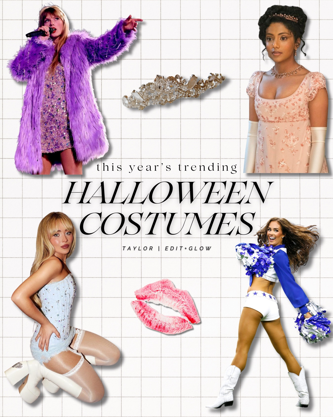 PART I 🎃Trending Halloween Costumes✨ Swipe through for inspo 👻

Save for later to create your perfect look for Halloween🫶🏼


•••••••••••


#halloweenlookbook #trendingcostumes #fashionforward #ltkseasonal #styleinspiration #sabrinacarpenter #taylorswift #bridgerton #dallascowboyscheerleaders 

#LTKParties #LTKHalloween #LTKSeasonal