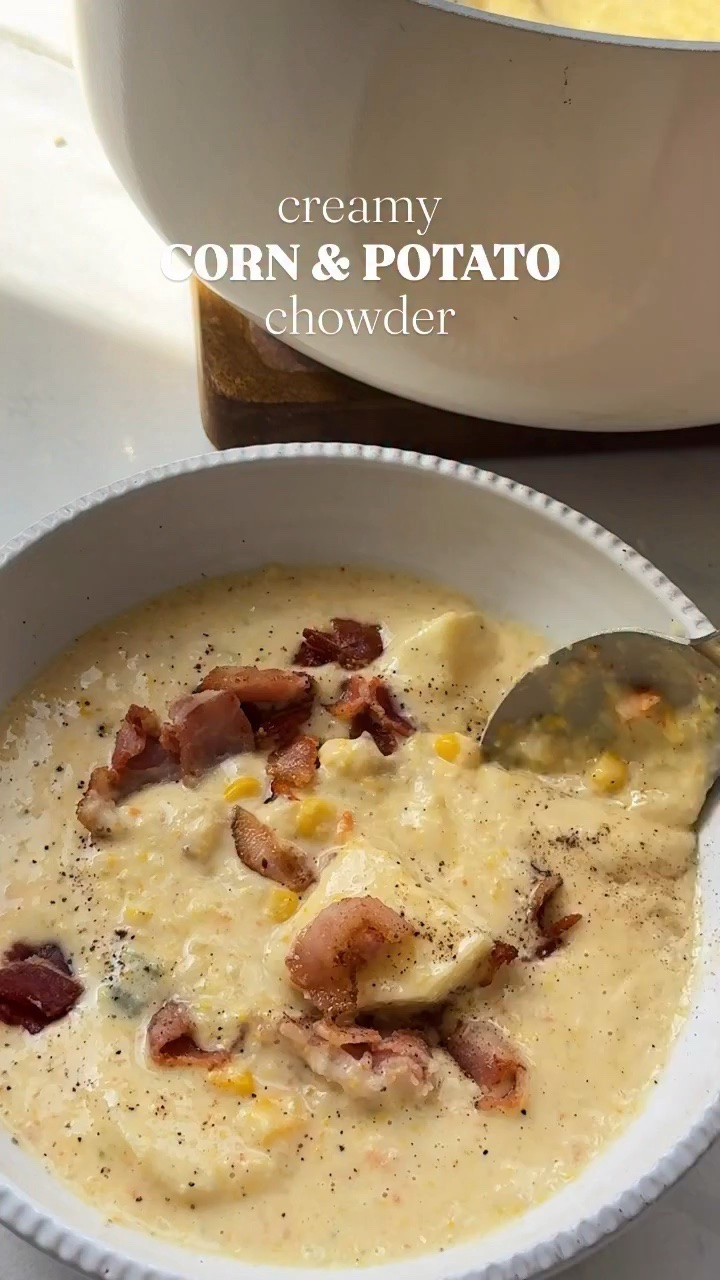 make this chowder for dinner tonight, promise you won’t regret it 🙂‍↕️

Full recipe on wholesomelymorgan.com! 

#LTKHome #LTKfoodie #LTKmomlife