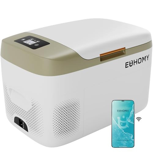 EUHOMY 12 Volt Refrigerators, 23QT Car Refrigerator APP Control, Car Fridge with 12/24V DC & 110-240V AC, Portable Refrigerator Freezer Fridge Cooler for Car, RV, Camping, Travel, Fishing, Outdoor Use | Amazon (US)
