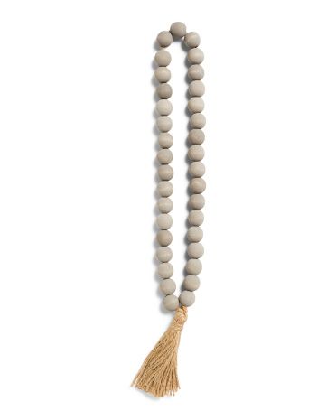 17in Beads With Tassels | TJ Maxx
