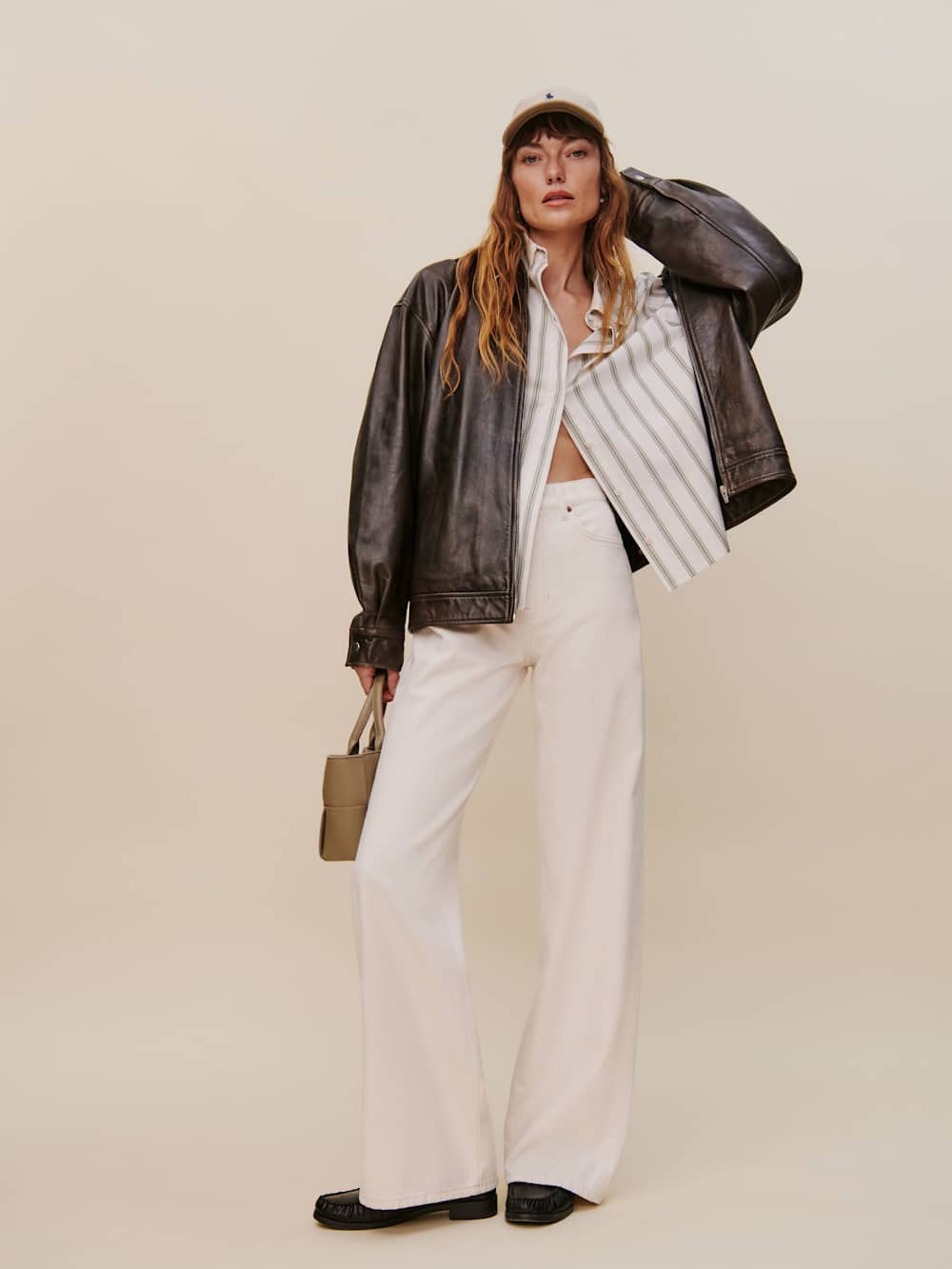 Cary High Rise Slouchy Wide Leg Jeans | Reformation (Global)