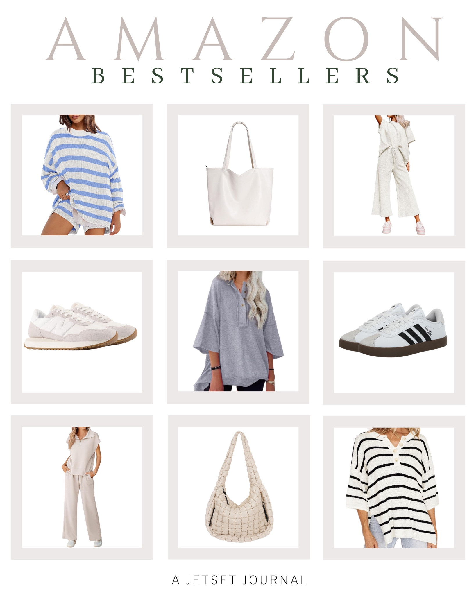 Here are Amazon's best-selling fashion items to upgrade your look!

matching set, tote bag, striped top, casuals tyle, summer fashion, amazon favorites, top picks, fall to summer, trnsitional style, trendy look

#LTKU #LTKSeasonal #LTKStyleTip