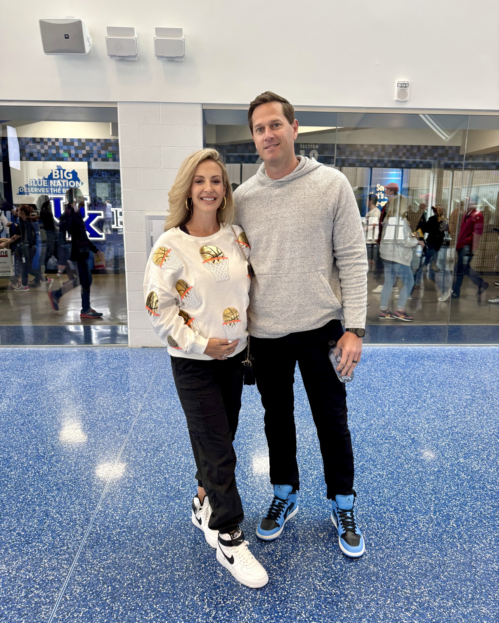 March Madness 🏀 •Lexington, KY
Wearing a medium in the basketball sweatshirt - comes in 4 colors
Wearing a 0 in the joggers- they have a stretchy waistband for the baby bump 🙌🏼

Maternity. Pregnancy pants. OOTD. 


#LTKSaleAlert #LTKShoeCrush #LTKFindsUnder50