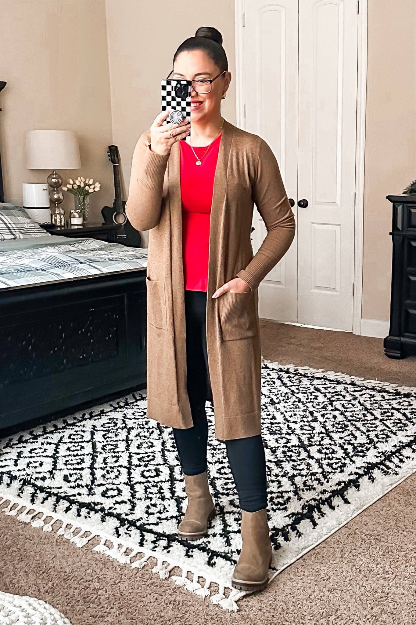 fall outfit | winter outfit | duster cardigan | long sleeve tee | crewneck tee | fleece lined leggings | chelsea boots | casual outfit | classic style

#LTKfindsunder50 #LTKSeasonal #LTKHoliday