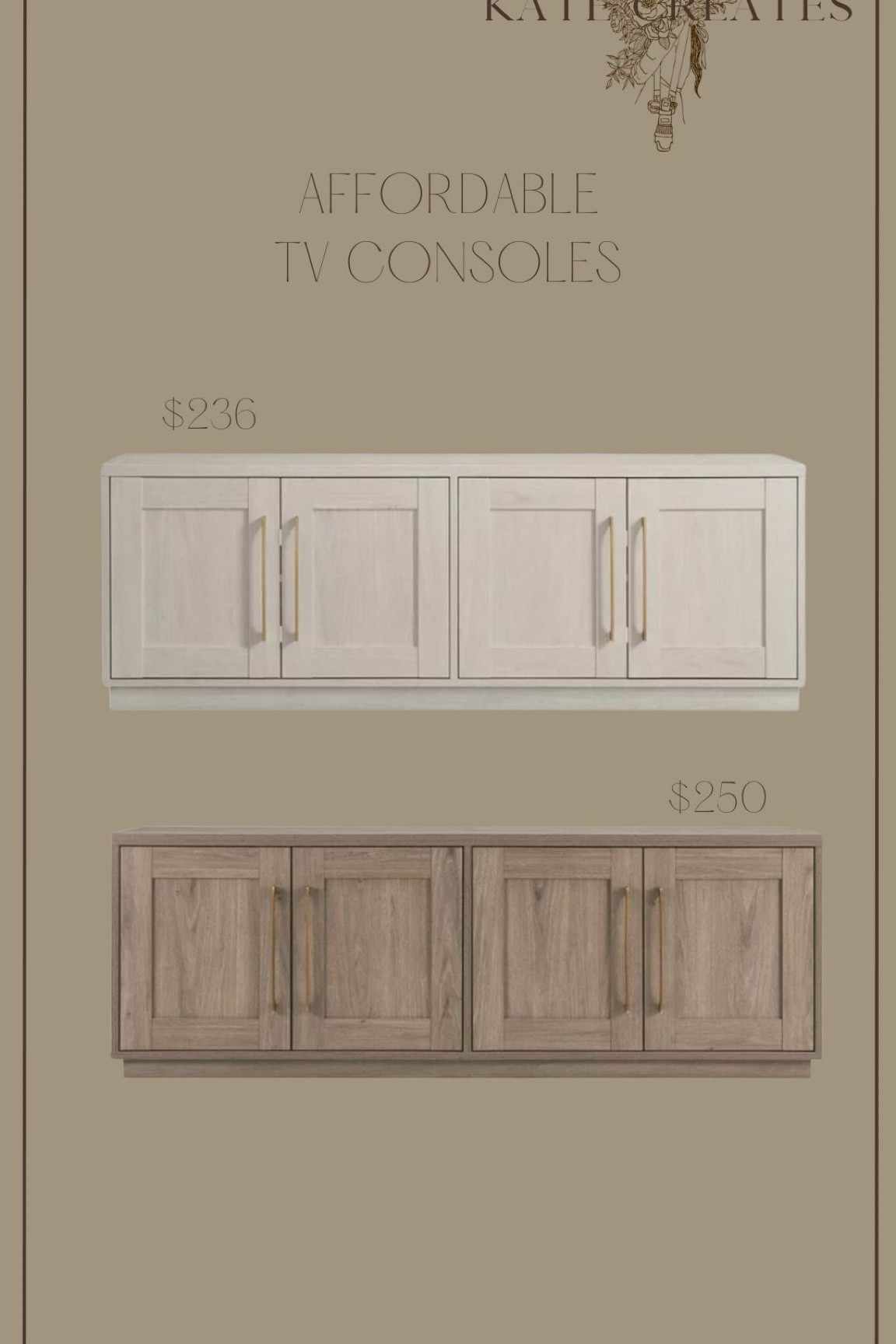 Such beautiful options for tv stands! #homedecor #decorateonabudget #decorate

#LTKhome