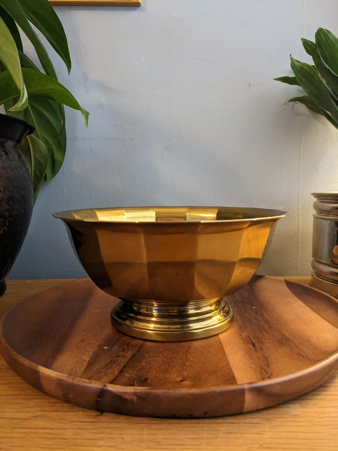 Gorham brass footed fruit bowl | Etsy (US)