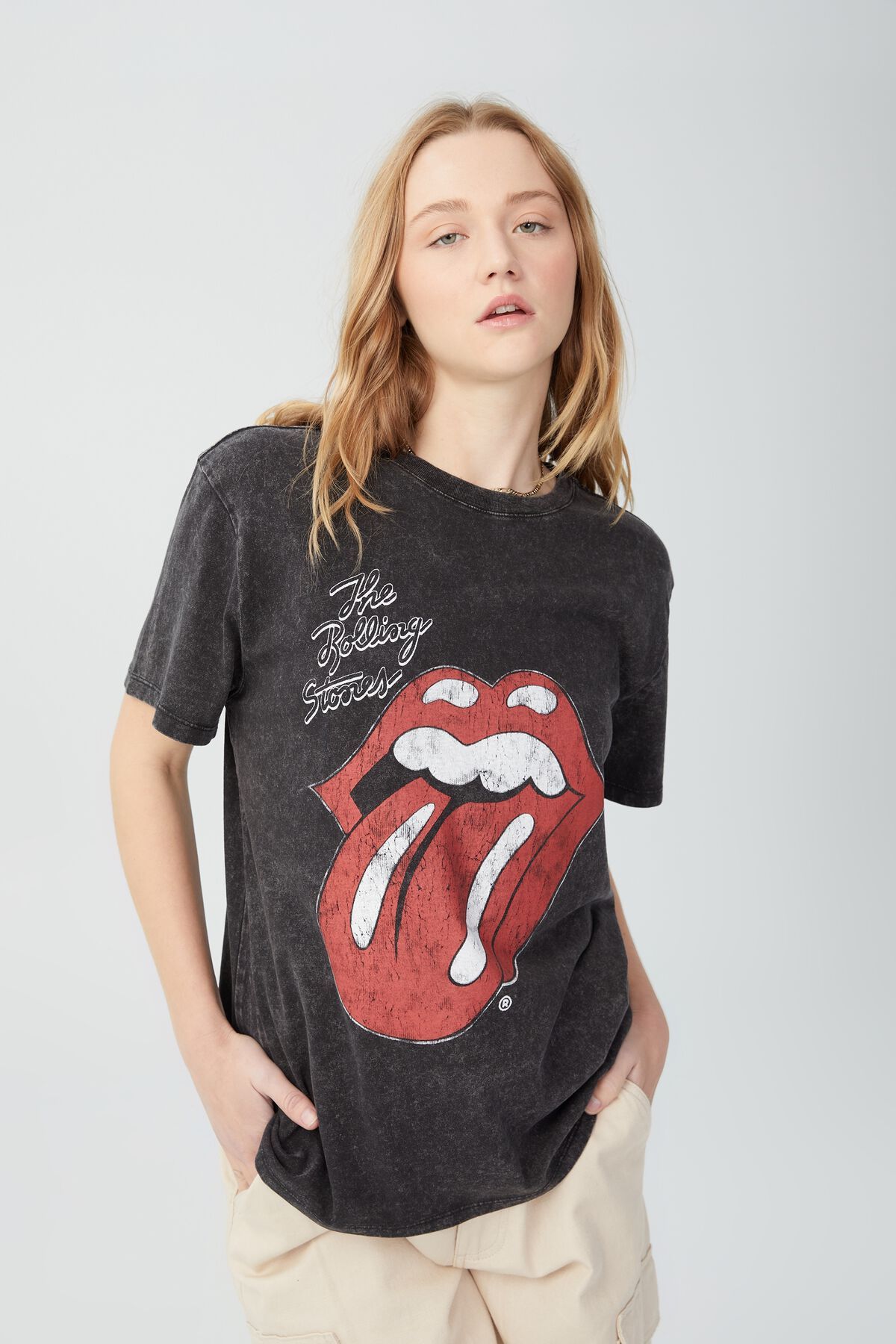 Regular Fit Rolling Stones Tee | Cotton On (ANZ)