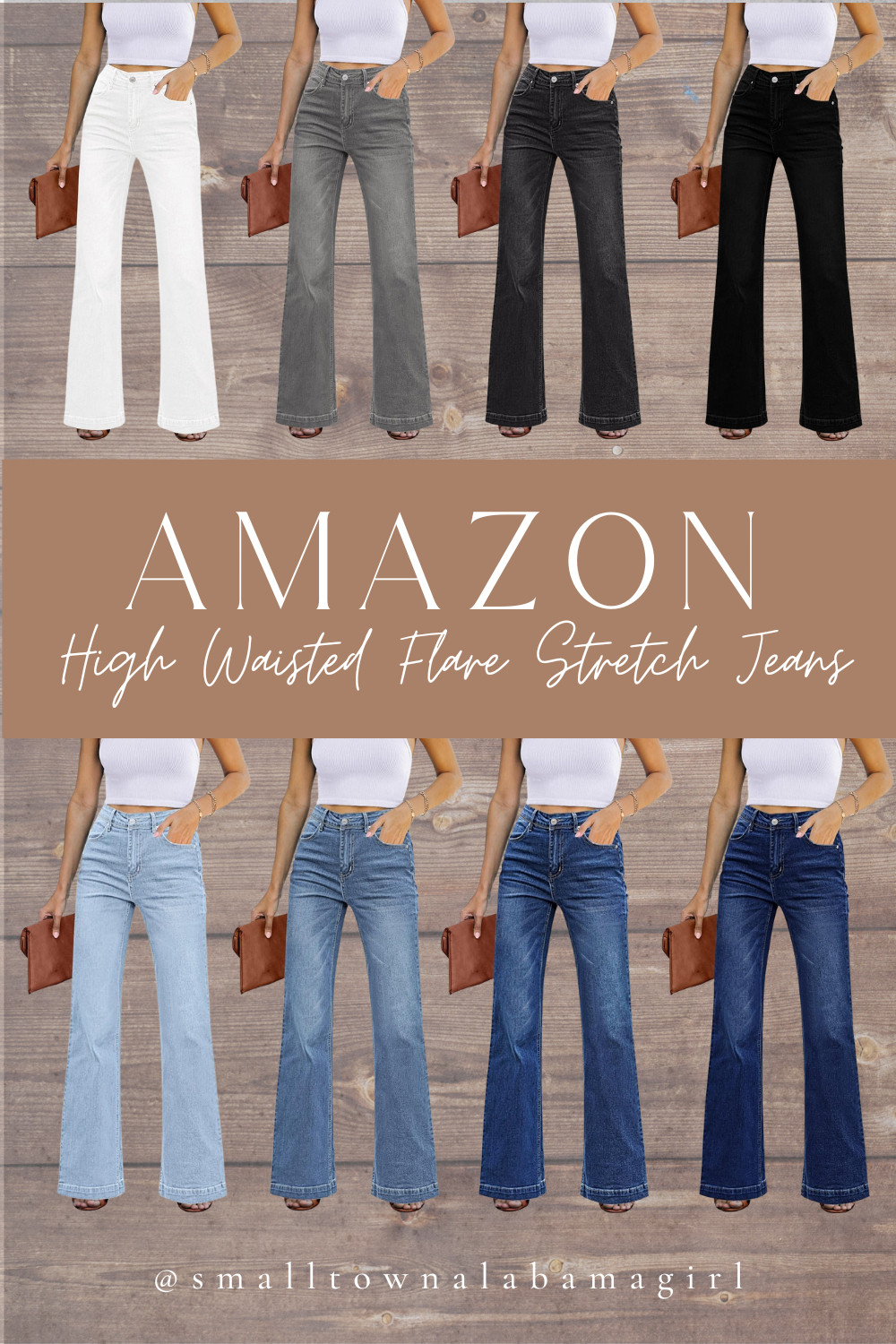 High waist, stretch, flare, wide leg jeans. What more could you ask for? Plus they come in 33", 31" and 28" inseam. Available in size 0-22. Bonus, they are on sale for a limited time!
 

 #LTKSaleAlert #LTKMidsize #LTKPetite