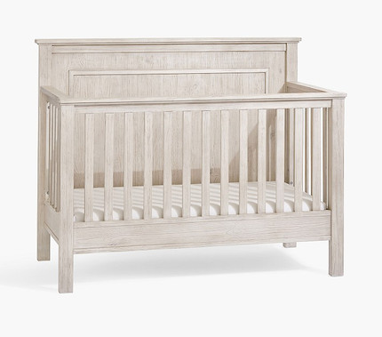 Weathered White Crib