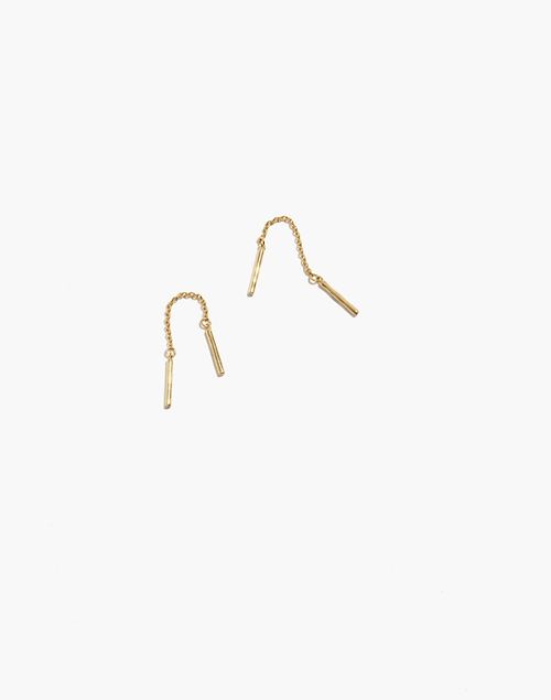Delicate Collection Demi-Fine Threader Earrings | Madewell