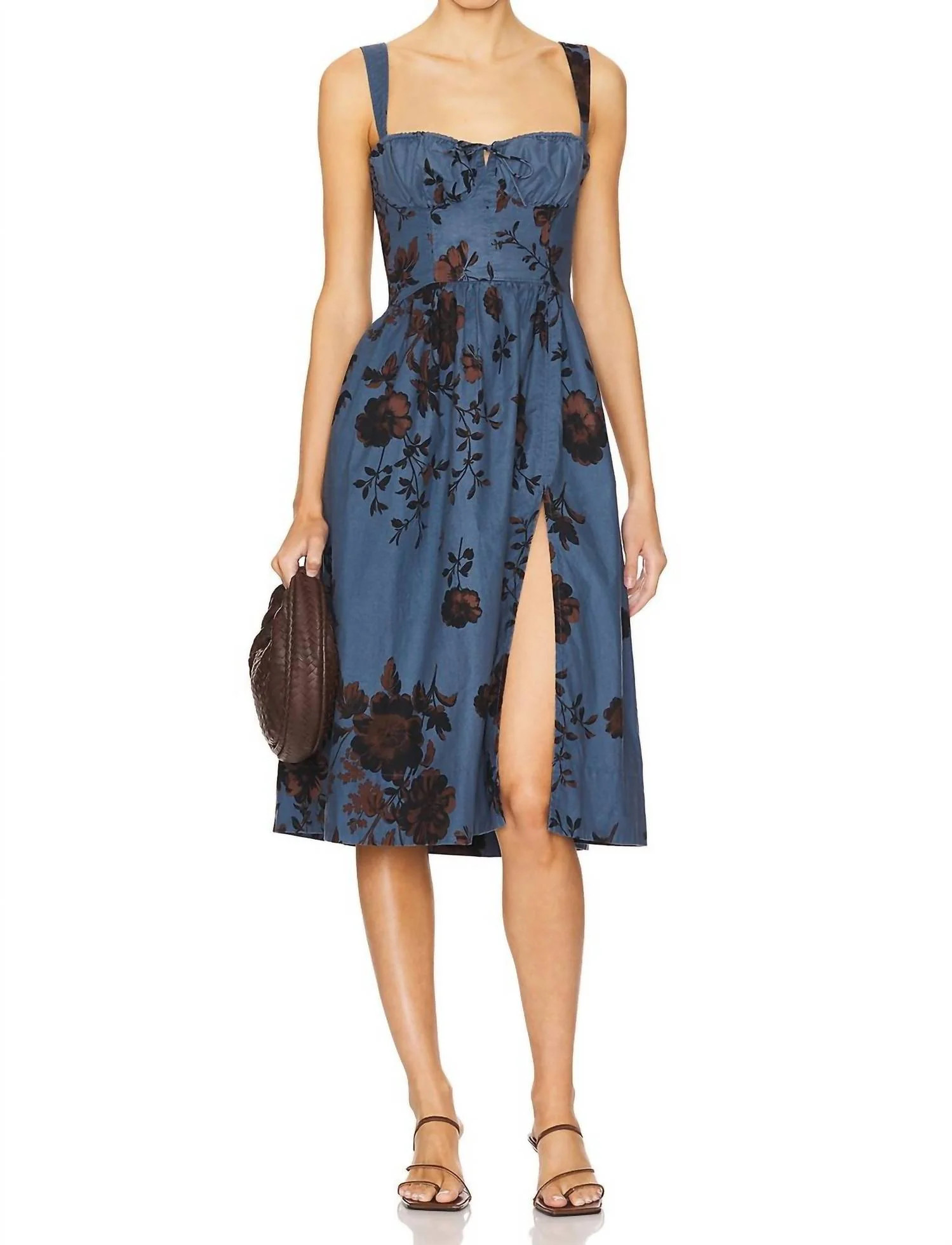Laters Baby Midi Dress In Storm Combo | Shop Simon