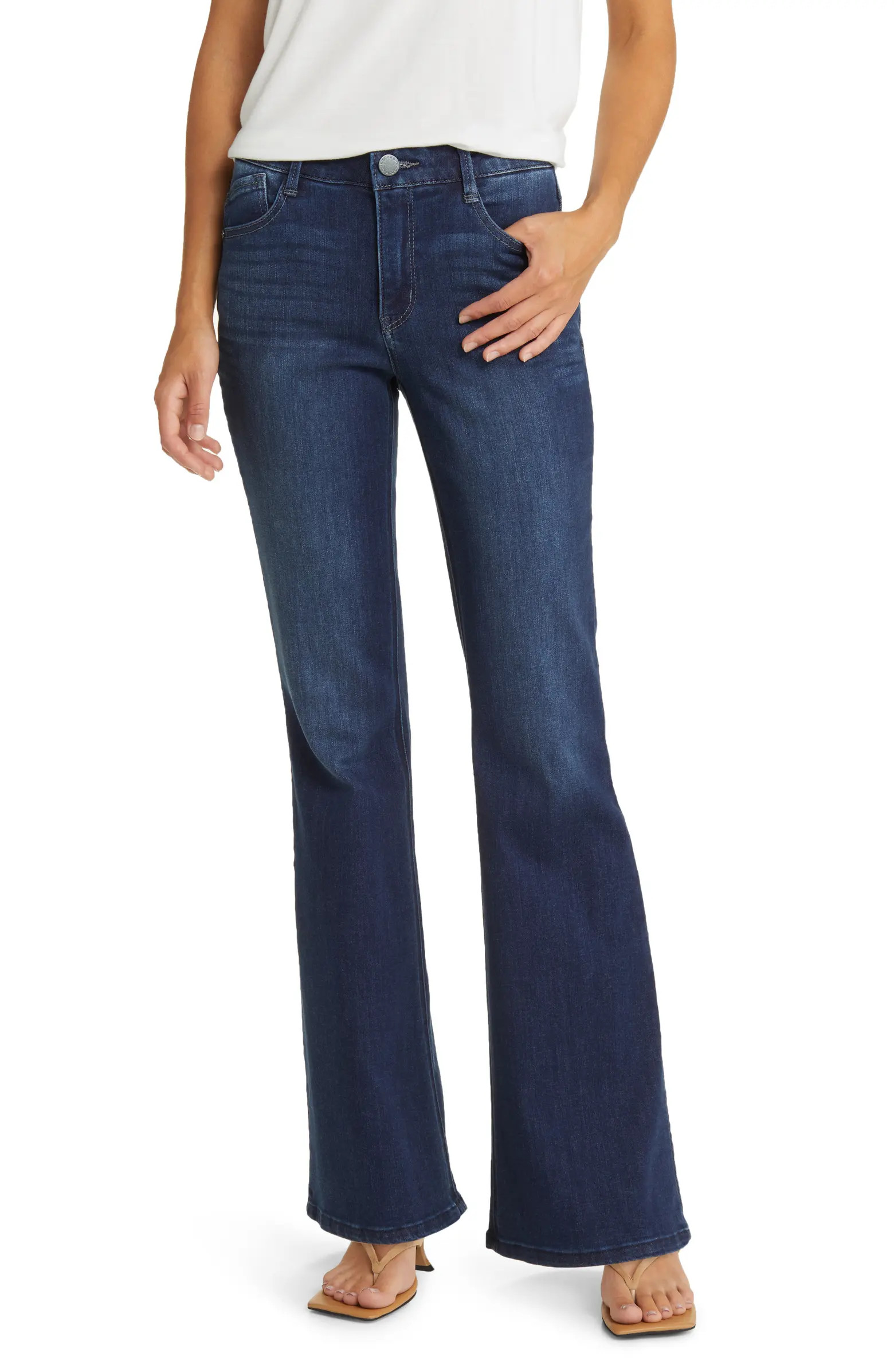 'Ab'Solution High Waist Flare Jeans | Nordstrom