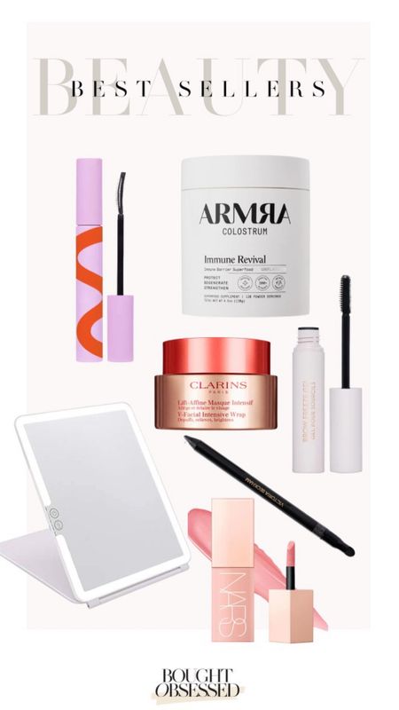 Beauty best sellers! The best travel mirror, the colostrum I swear is making my hair amazing, mascara I’ve been using, a great liquid blush, the brow gel I use, and the most amazing Victoria Beckham liner.

#LTKGiftGuide #LTKbeauty #LTKfindsunder50