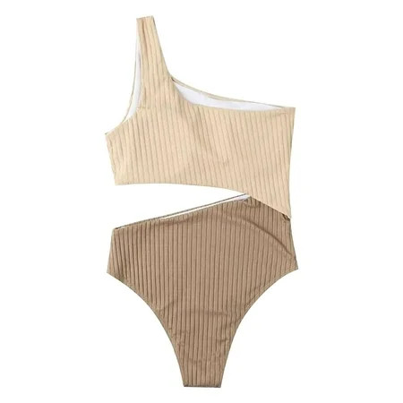 Quealent Men s Running Shorts Summer Women s Solid Color Swimsuit Fashion Swimsuit Beach Bikini Beig | Walmart (US)