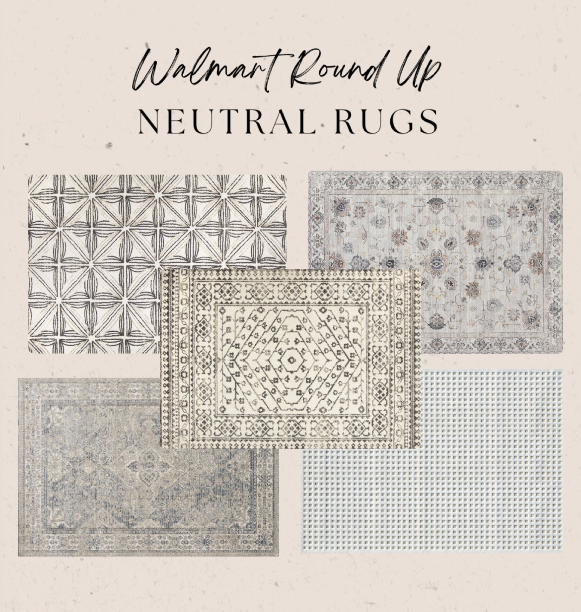 Neutral rugs at great price points. Just in time to give your living room or bedroom a spring refresh! 

#neutralrug #homedecor #springhomeupdate #rugs #neutraldecor 

#LTKSeasonal #LTKFind #LTKhome