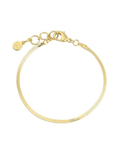 Amazon.com: gorjana - Venice Mini Bracelet 6 1/4" to 7 1/4" - 18k Gold Plated Brass - Elegant Her... | Amazon (US)