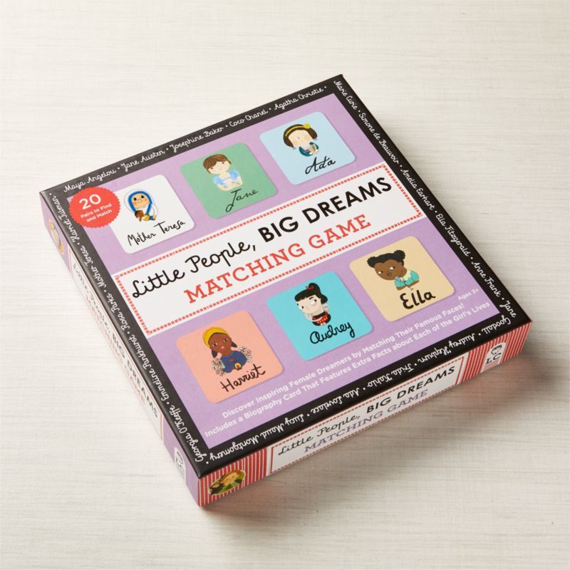 Little People Big Dreams Matching Game + Reviews | Crate and Barrel | Crate & Barrel