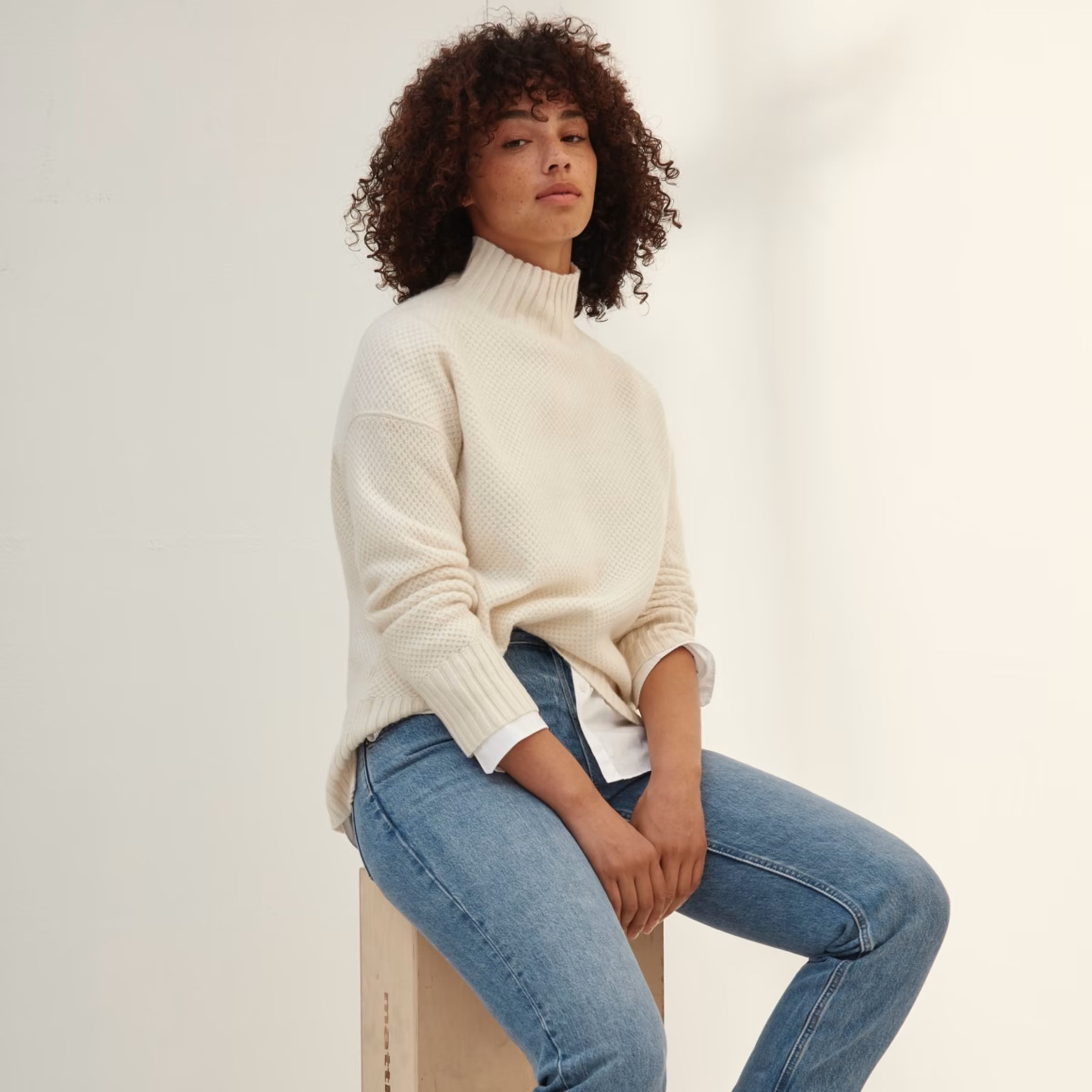 The ReCashmere Stroopwafel Turtleneck | Everlane