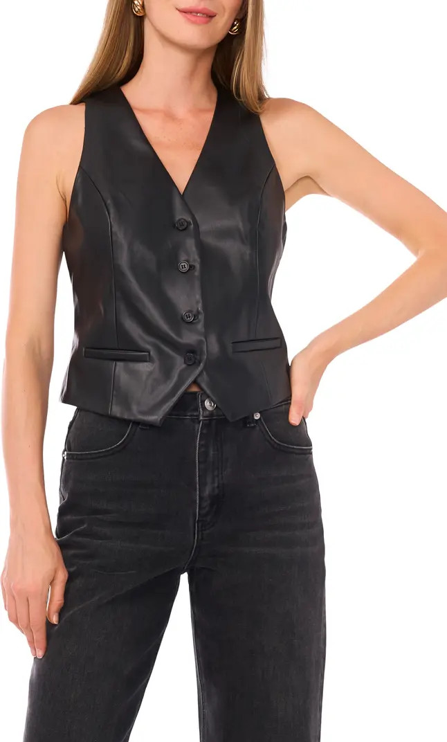 1.STATE Faux Leather Vest | Nordstromrack | Nordstrom Rack