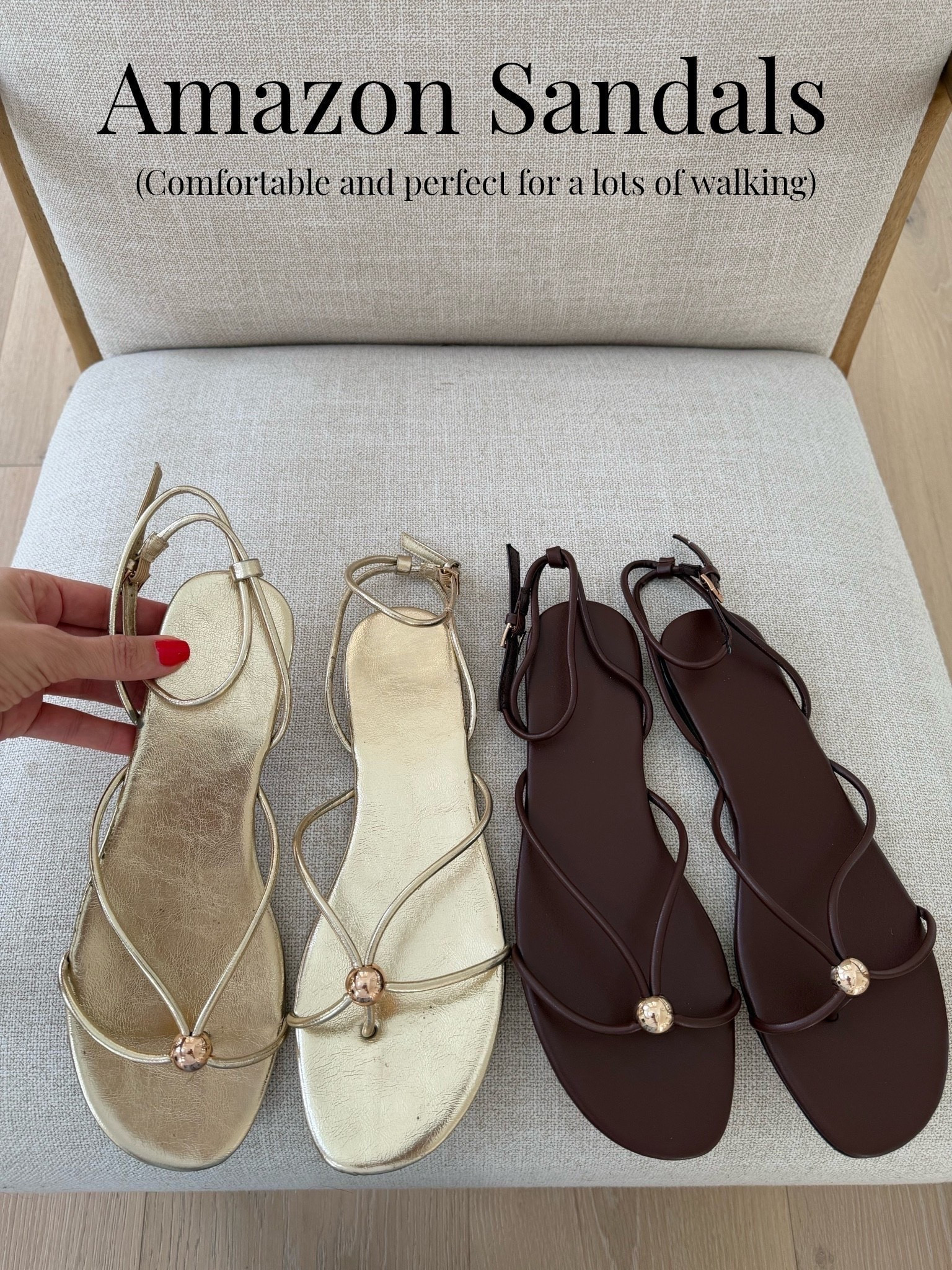Amazon sandals that are super comfortable and perfect for a lots of walking 🩵
Fits true to size

#LTKootd #LTKU #LTKTall
