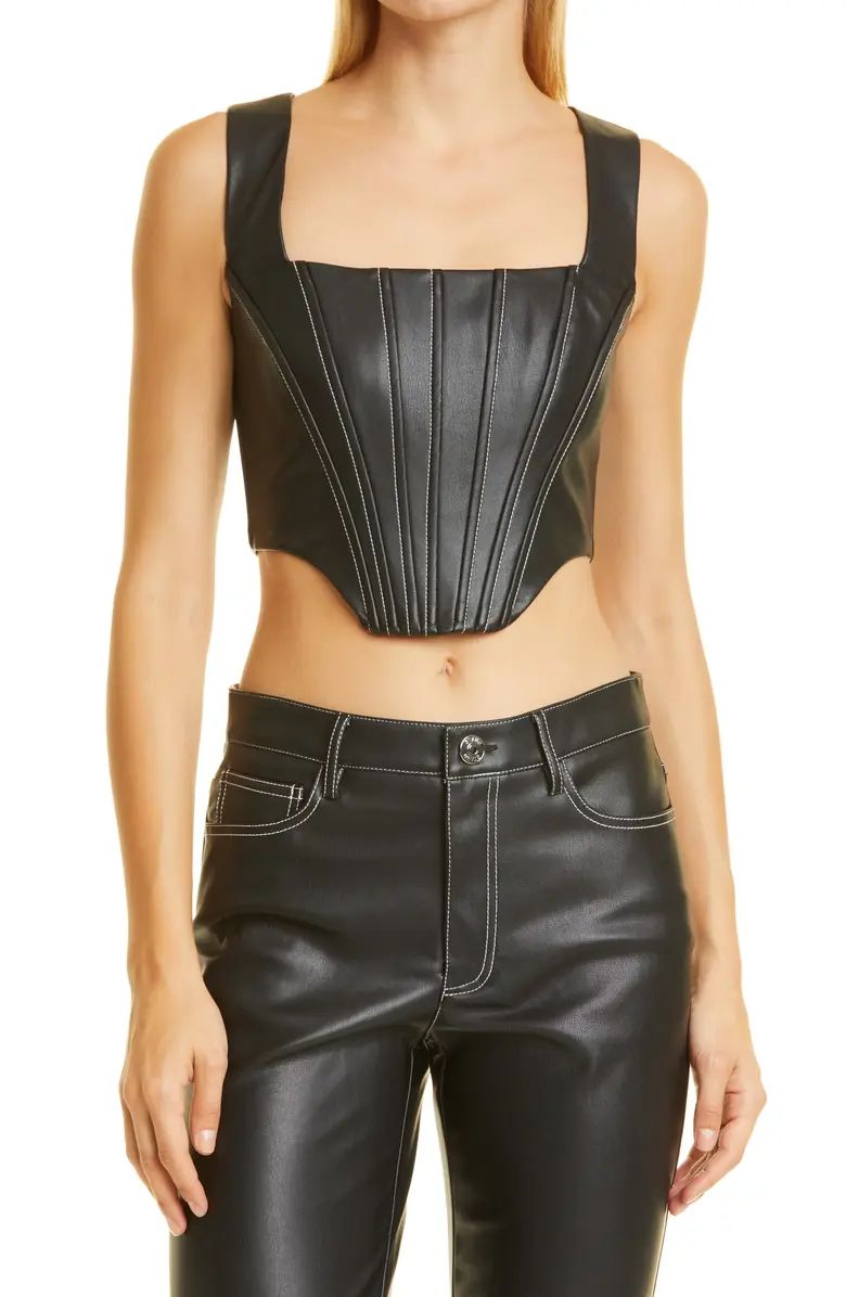 Alice Faux Leather Top | Nordstrom