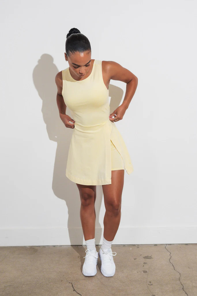 Vitality Essence Wrap Dress - Butter | Vitality