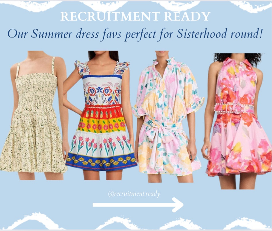 Summer dresses perfect for sisterhood! 