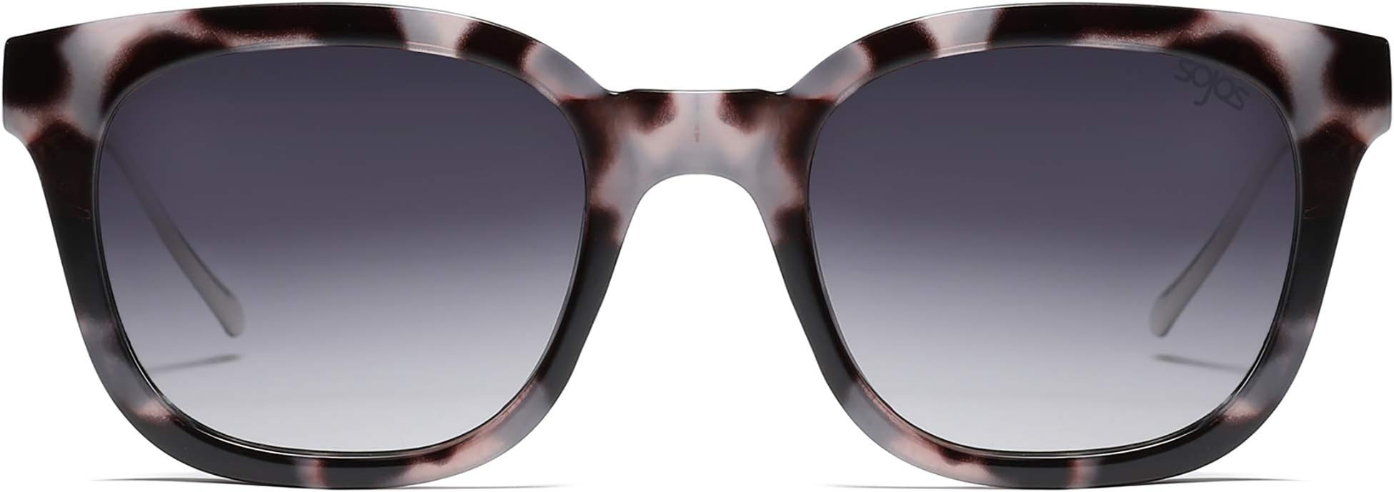 SOJOS Classic Square Polarized Sunglasses Womens Mens Retro Trendy Shades UV400 Sunnies SJ2050 | Amazon (US)