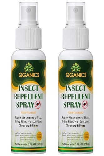 Mosquito Repellent Spray for Body, Family Friendly All Natural Bug Spray, DEET-Free, Bug Spray Travel Size Insect Repellent Spray for Skin 2 Fl Oz, 2 Pack | Amazon (US)