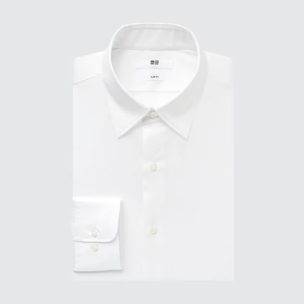 Easy Care Stretch Slim-Fit Long-Sleeve Shirt | UNIQLO (US)