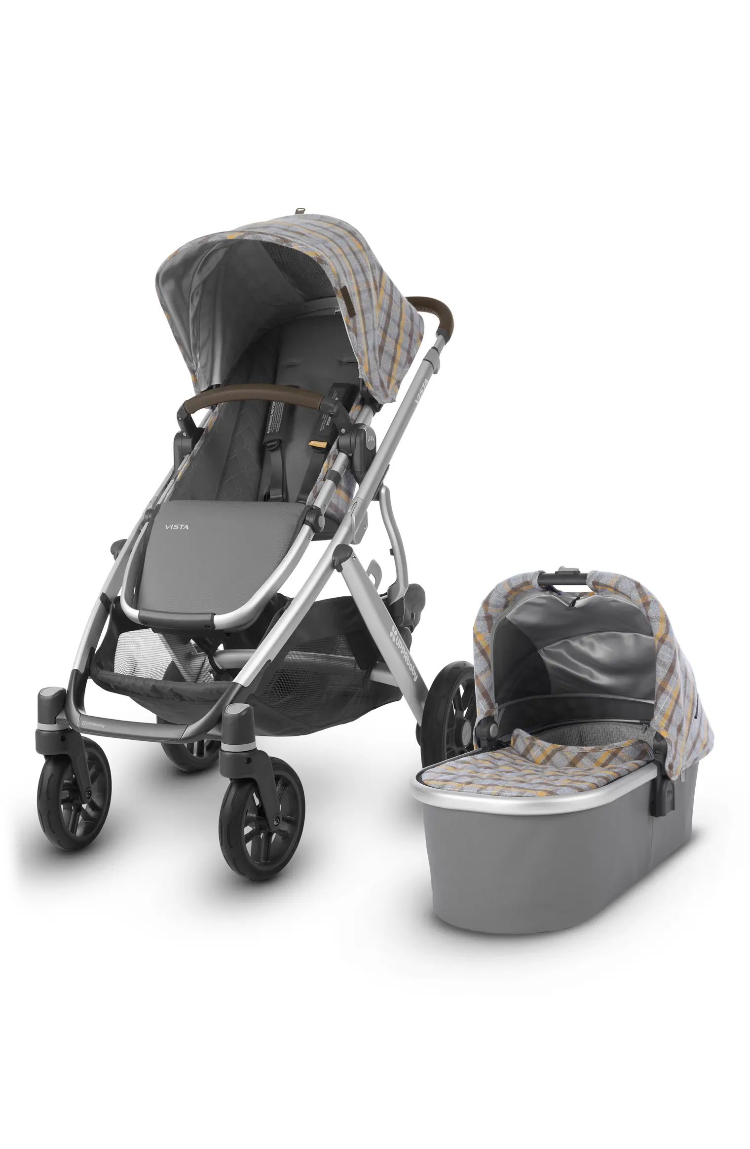 VISTA Spenser Convertible Stroller with Bassinet & Toddler Seat | Nordstrom