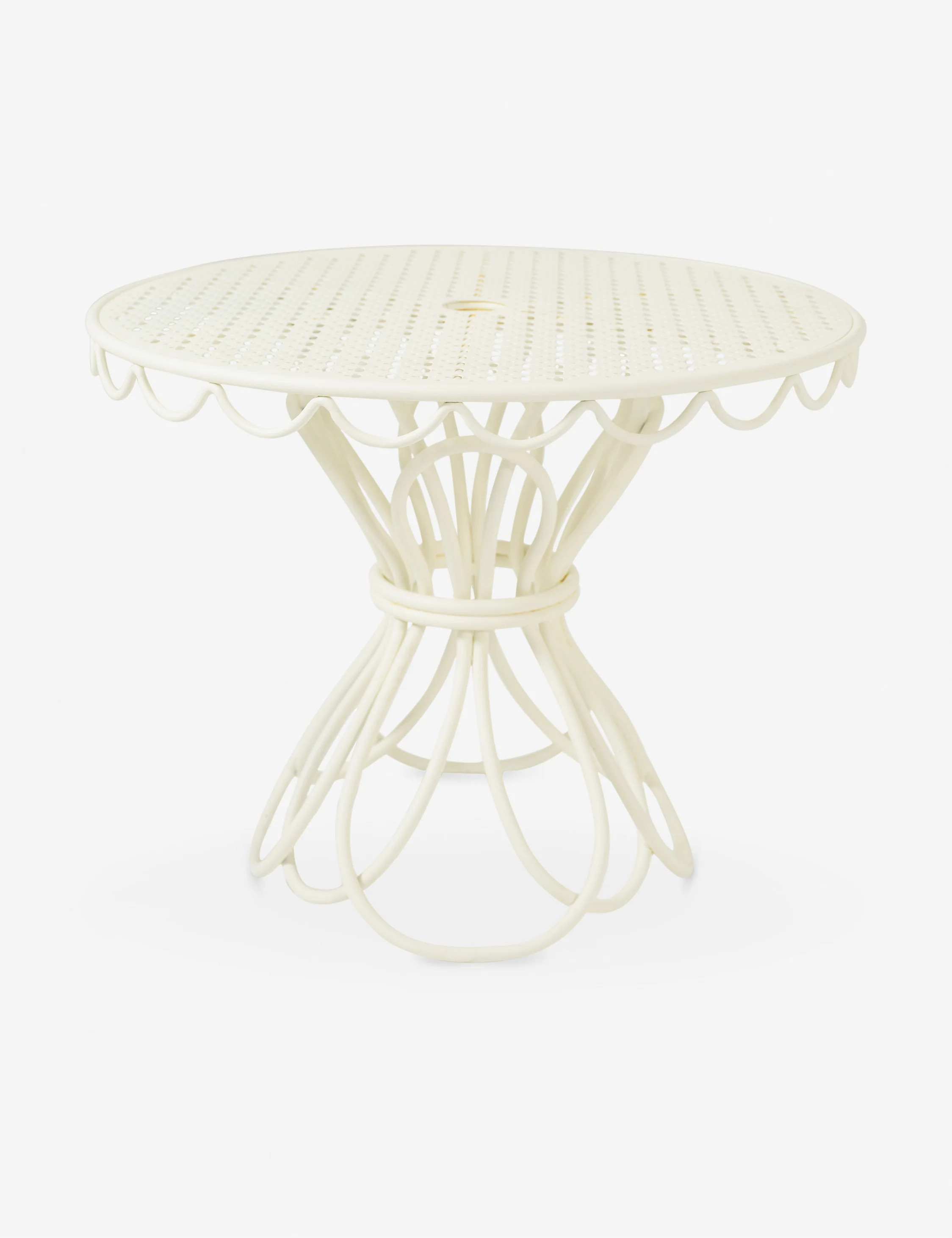 Al Fresco Side Table by Business & Pleasure Co., White | Lulu and Georgia 