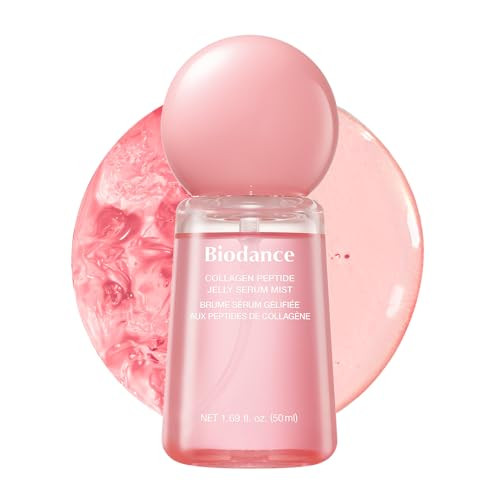 BIODANCE Collagen Peptides Jelly Serum Mist, Hydrating Face Mist, Plumping, Anti-Aging Face Spray, Sprayable Hydrogel, Travel Essentials & Self Care Gifts for Women, Korean Skin Care | 1.69 fl.oz | Amazon (US)