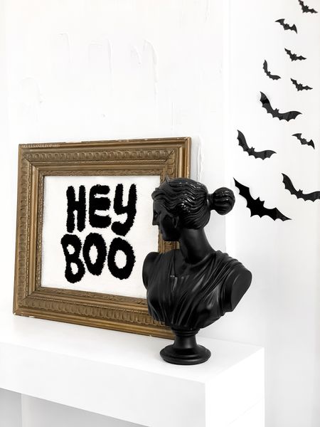 Fun target upcycle using this $10 bath mat and a vintage frame!! Obsessed.  It’s not available online, but definitely check if it’s in stock at your local location!

Target Halloween, Halloween diy, hyde and eek, Judy bust statue , Amazon bats 

#LTKHalloween #LTKSeasonal #LTKhome