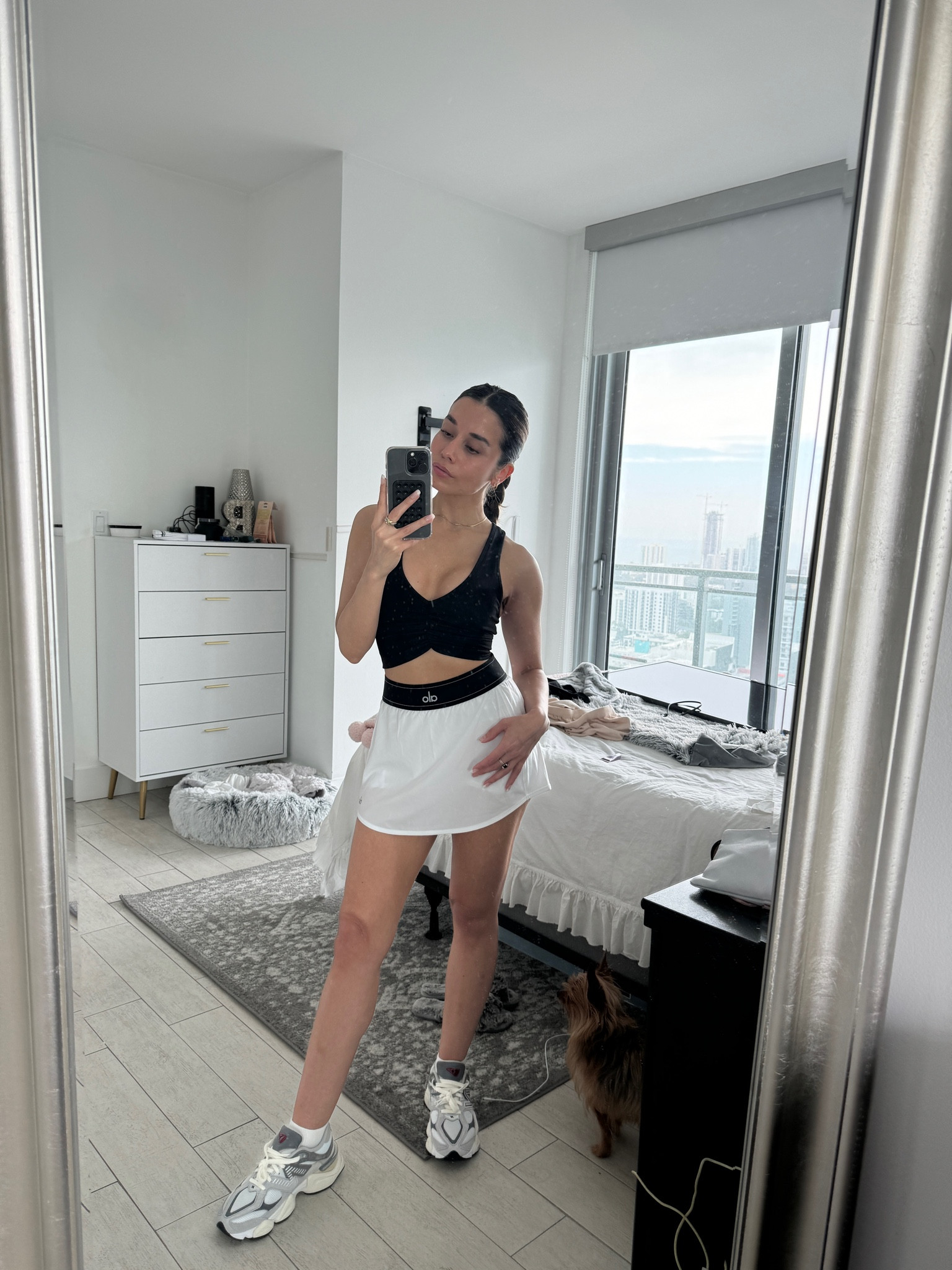 Alo sports bra size XS (for reference i’m a 34b/32c)
Alo tennis skirt size XXS
New balance sneakers

workout clothes
tennis clothes
gym clothes
athleisure 
sports bra
sneakers

#LTKfitness #LTKshoecrush #LTKSeasonal