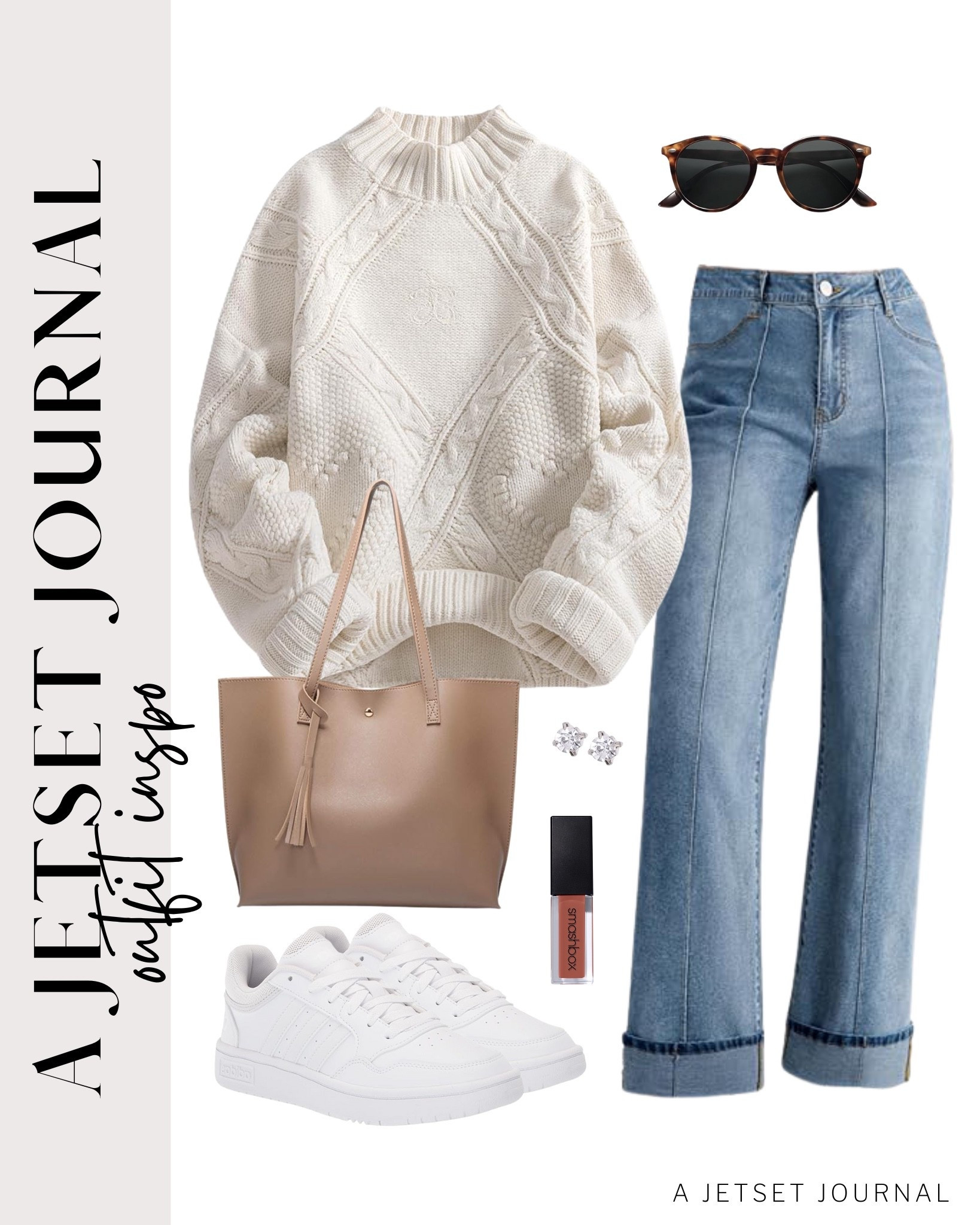 Easy everyday outfit with soft sweaters and jeans from Amazon!
oversized chunky knit sweater, wide leg cuffed jeans, tote bag, airport outfit, fall fashion, comfy outfit, fall style, everyday look, running errand outfit idea, makeup favorite, beauty must have, affordable style, amazon fashion

#LTKU #LTKSeasonal #LTKFindsUnder50