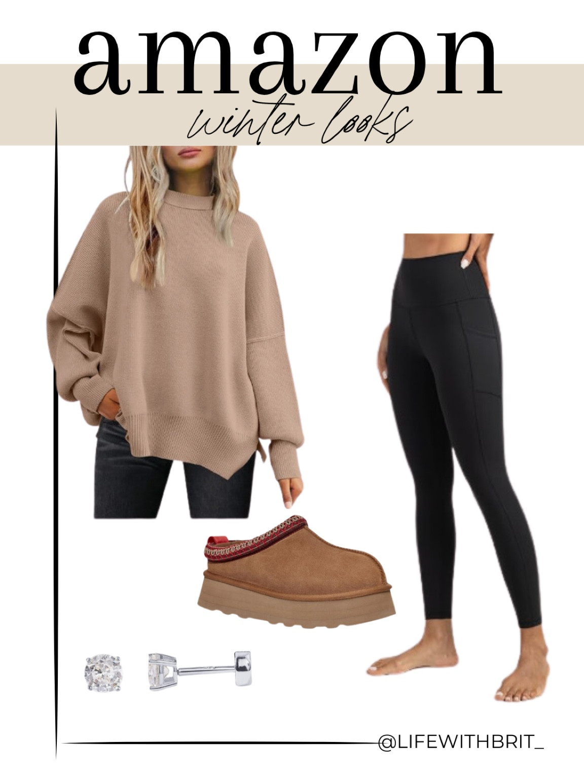 winter look, leggings, sweater, platform ugh, winter outfit, comfy outfit 

#LTKHoliday #LTKStyleTip #LTKFindsUnder50