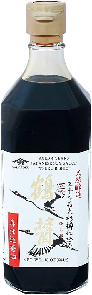 Yamaroku Shoyu Pure Artisan Dark Sweet Japanese Premium Gourmet Barrel Aged 4 Year Soy Sauce "Tsu... | Amazon (US)