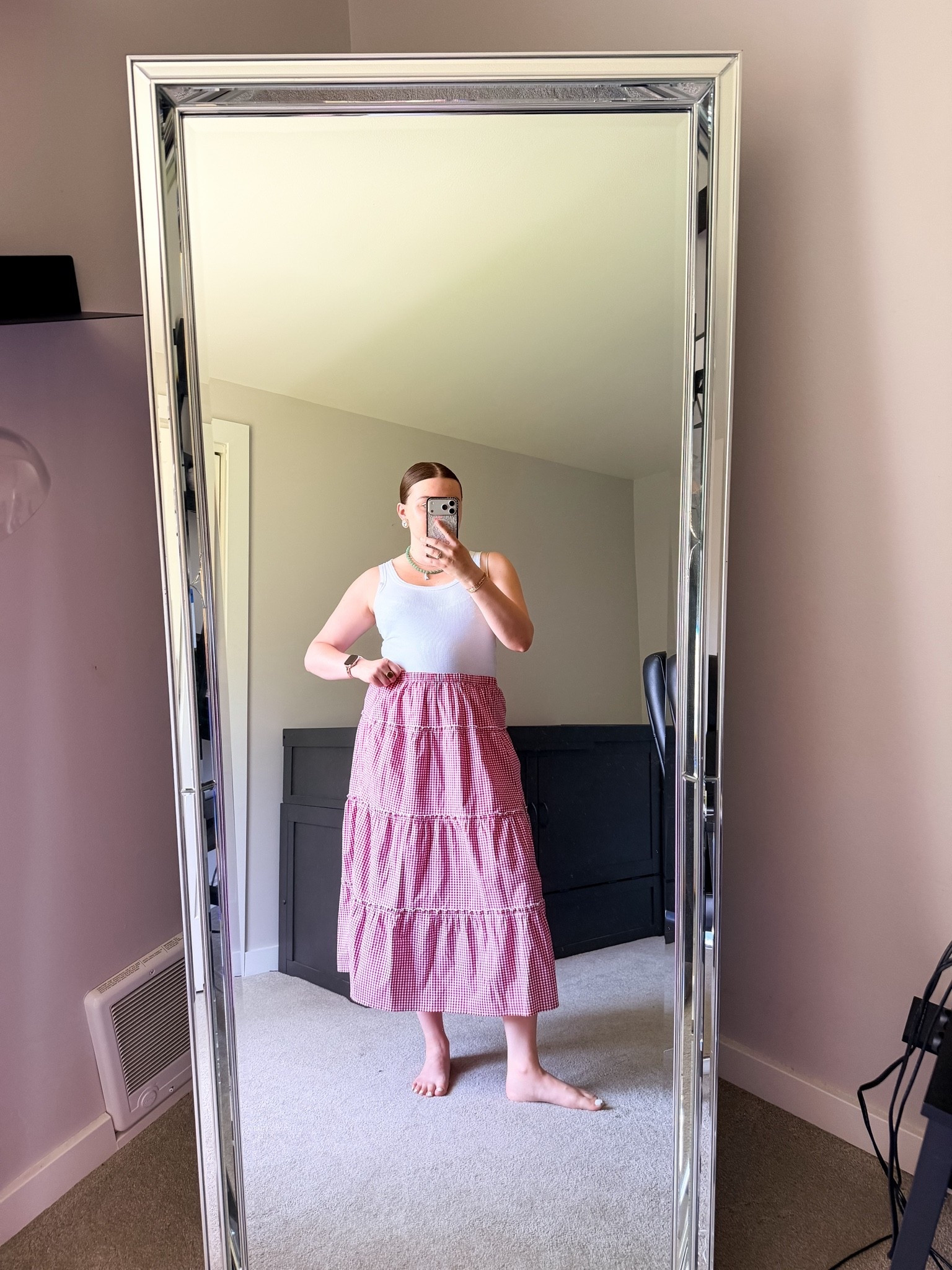 Comfy therapy outfit 😆 Wore this to a few events last week, it was a busy day but I looked great!

I’m wearing a M tank and L skirt

#LTKootd #LTKMidsize #LTKWorkwear